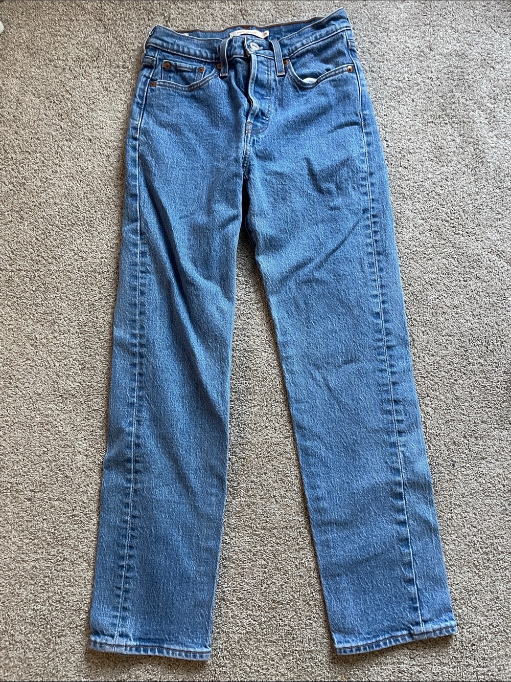 Classic Blue Women’s Straight-Leg Jeans